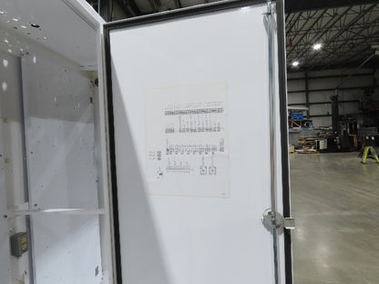 Hoffman A90XM3EW24 Free Standing Electrical Enclosure 3 Door 90x119x24"