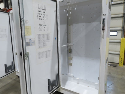 Hoffman A90XM3EW24 Free Standing Electrical Enclosure 3 Door 90x119x24"