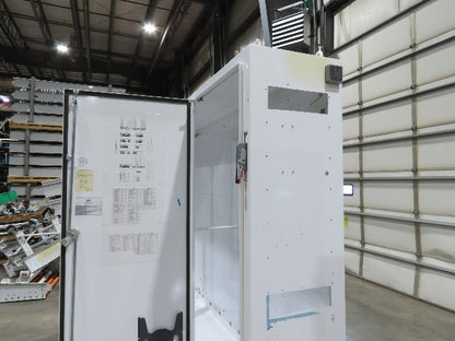 Hoffman A90XM3EW24 Free Standing Electrical Enclosure 3 Door 90x119x24"