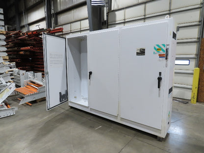Hoffman A90XM3EW24 Free Standing Electrical Enclosure 3 Door 90x119x24"