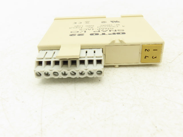 OPTO 22 SNAP-IAC5 I/O Module 4 Channel AC Input 90-140 VAC Lot of 9