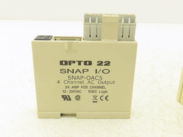 OPTO 22 SNAP-OAC5 I/O Module 4 Channel Digital Output 12-250 VAC Lot of 7