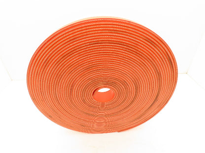 Ermanco E0001903 2"W x 86'L PVC Conveyor Belt 2-Ply Orange 1/4"Thick