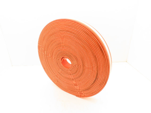 Ermanco E0001903 2"W x 86'L PVC Conveyor Belt 2-Ply Orange 1/4"Thick