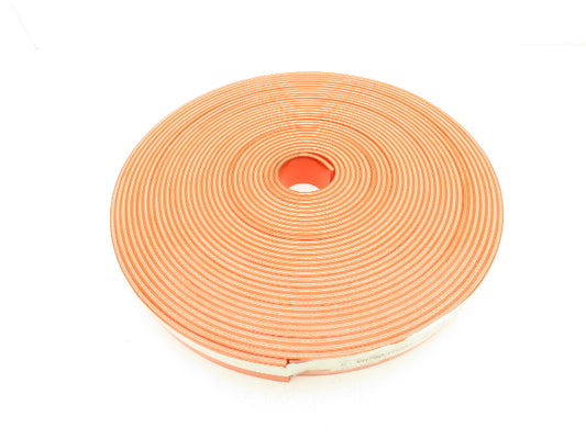 Ermanco E0001903 2"W x 86'L PVC Conveyor Belt 2-Ply Orange 1/4"Thick