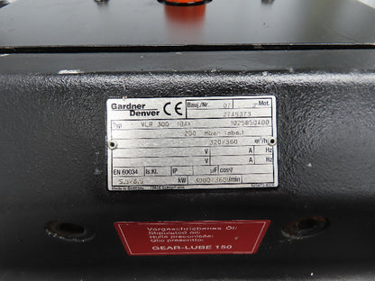 Gardner Denver Rotary Dry Claw Vacuum Pump 7.5Hp 212 CFM 230/460V 3PH 2" BSPP