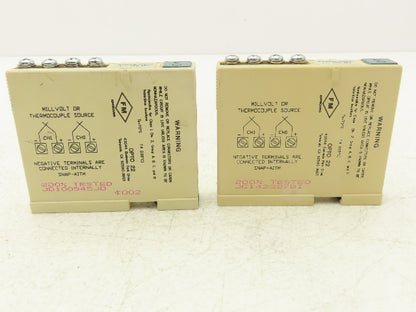 OPTO 22 SNAP-AITM Analog Input Module 2 Channels E J K Thermocouple Lot of 2