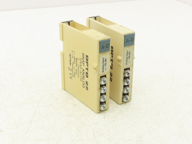 OPTO 22 SNAP-AITM Analog Input Module 2 Channels E J K Thermocouple Lot of 2