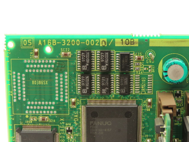 Fanuc A16B-3200-0020/10B Printed Circuit Board PCB Slot Card Holder Module