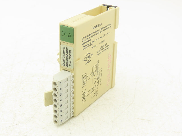 OPTO 22 SNAP-AOV-25 2 Channel Analog Voltage Output Module 0-10VDC SNAP I/O