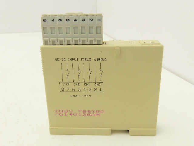 OPTO 22 Snap-IDC5  4-Channel DC Digital Input I/O Module 10-32 VDC Lot of 5