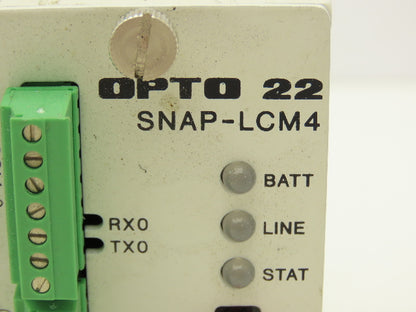 OPTO 22 SNAP-LCM4 Modular Controller For FactoryFloor Automation Systems