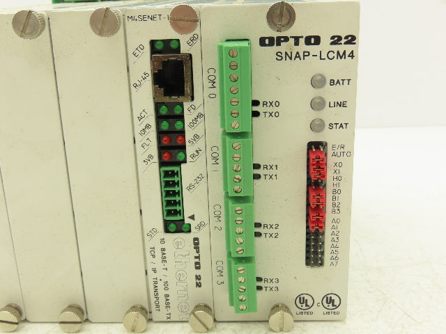 OPTO 22 SNAP-LCM4 Modular Controller For FactoryFloor Automation Systems