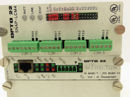OPTO 22 SNAP-LCM4 Modular Controller For FactoryFloor Automation Systems