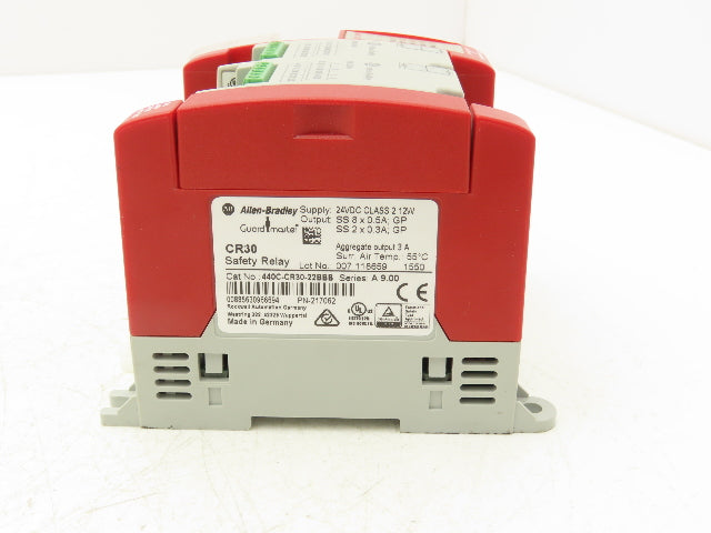 Allen Bradley 440C-CR30-22BBB GuardMaster Safety Relay 24VDC 5A Ser. A9.00