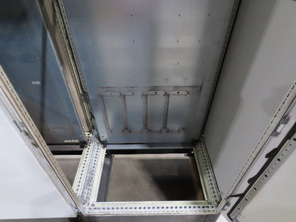 Rittal 3-Door Freestanding Electrical Enclosure Control Panel 2000x2400x600mm AC