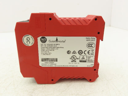 Allen Bradley 440R-M23145 GuardMaster Safety Relay 115VAC In 250V 24VDC Output