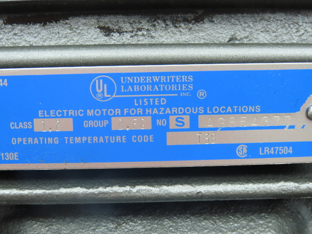 Lincoln Motors Explosion Proof AC Motor 5Hp 1740RPM 230/460V 3Ph 184T EPFC