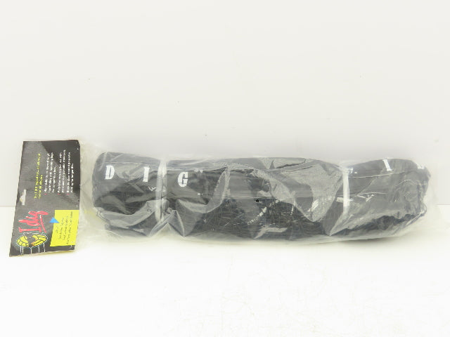 IDIG High Visibility Volleyball Net Black 32' x 3' Regulation Size