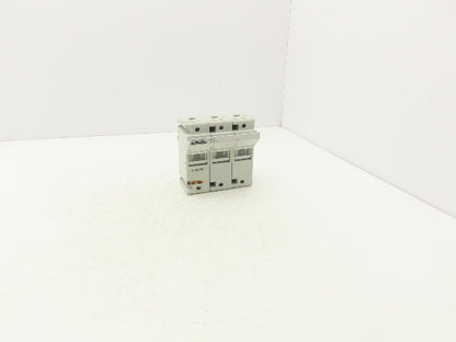Cooper Bussman CH60J31 Modular Fuse Holder 60A 600 VAC Neon Lamp DIN Rail 3 Pole