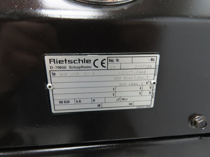 Covac Reitschle SMV 300 Dry Running Side Channel Blower 176CFM 200mBar No Motor