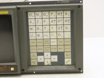 Fanuc N860-3755-T901 01A HMI Operator Control Panel 9" Monitor Series 21-T