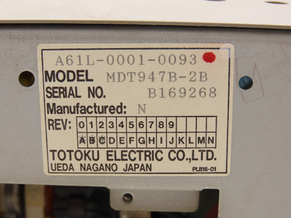 Fanuc N860-3755-T901 01A HMI Operator Control Panel 9" Monitor Series 21-T