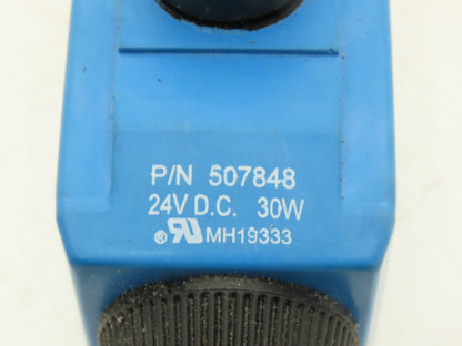 Vickers DG4V-3-6C-M-U-H7-60 Directional Control Solenoid Valve 24VDC