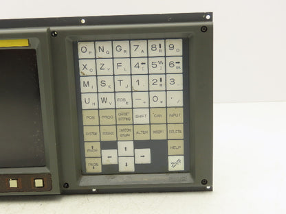 Fanuc N860-3755-T901 01A HMI Operator Control Panel 9" Monitor Series 21-T