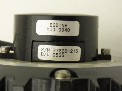Bodine 34B3FEBL-W2 DC Gearmotor 1/5Hp 24VDC 20.4 Ratio 122 RPM w/Encoder