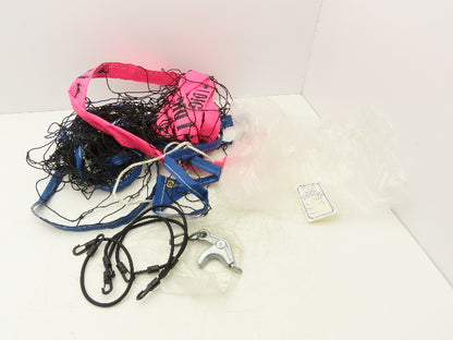 IDIG High Visibility Volleyball Net Beach Sand Pink 17' x 3' Top Rope Kids Youth