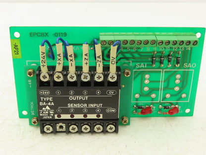 Daewoo Puma EPCBX 0119 Printed Circuit Board PCB Control Card With Metrol Sensor