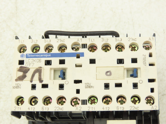 Telemecanique LC2K06 01F7 Reversing Contactor W/Overload Relay 600 VAC LR2K0305