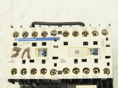Telemecanique LC2K06 01F7 Reversing Contactor W/Overload Relay 600 VAC LR2K0305