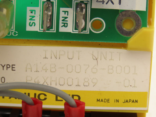Fanuc A14B-0076-B001-01 Printed Circuit Board PCB Input Module With Base