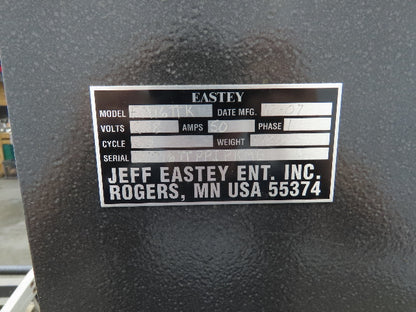 Eastey EM160TK Combo Hot Knife L Sealer Heat Shrink Tunnel 208V 1Ph 50A 10x16"