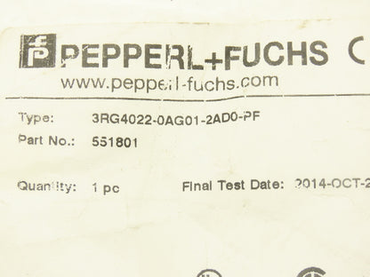 Pepperl + Fuchs 3RG4022-0AG01-2AD0-PF Proximity Sensor Switch 10M Cable
