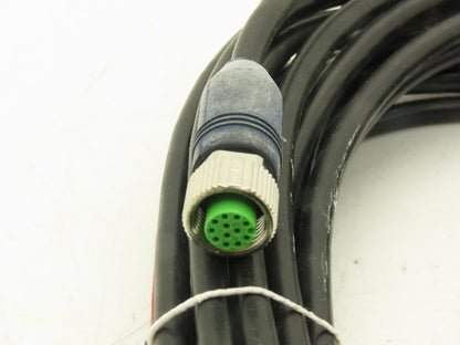 Murr Elektronik 7000-19041-7021000 12-Pin M12 Female Straight Cable Cordset 10M