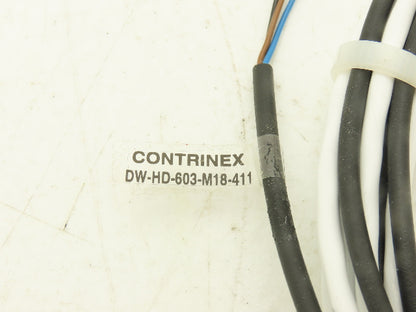 Contrinex DW-HD-603-M18-411 Proximity Sensor M18 5mm Range 10-30VDC Cable Assy