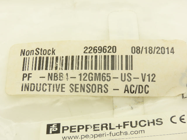 Pepperl + Fuchs NBB4-12GM65-US-V12 Proximity Sensor Switch 2-Wire 4mm Range