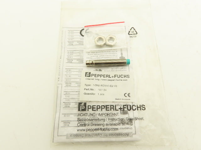 Pepperl + Fuchs NBN2-8GM40-E2-V3 Proximity Sensor Switch 3-Wire 2mm Range M8
