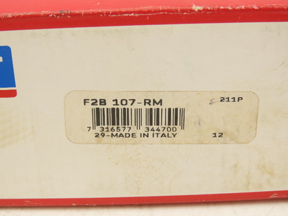 SKF F2B 107-RM Flange-Mount Ball Bearing 1-7/16" Bore 2 Bolt Set Screw Lot of 2
