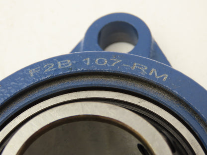 SKF F2B 107-RM Flange-Mount Ball Bearing 1-7/16" Bore 2 Bolt Set Screw Lot of 2