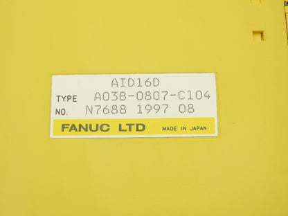 Fanuc A03B-0807-C001 PLC Input Output Module Assembly Mixed Lot of 6