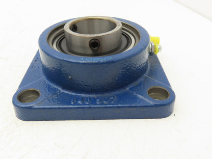 SKF F4B-107-RM Flange-Mount Ball Bearing 1-7/16" Bore 4 Bolt Set Screw Lot of 2