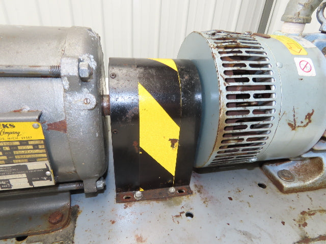 GAST 6066-P102 6066P102 Rotary Vane Oil-Less Vacuum Pump 5PSI 55CFM 230/460V 3Ph