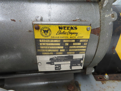 GAST 6066-P102 6066P102 Rotary Vane Oil-Less Vacuum Pump 5PSI 55CFM 230/460V 3Ph