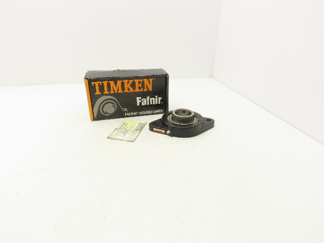 Timken 46R526 Flange Mount Ball Bearing 1-11/16" Bore 2 Bolt Set Screw Locking