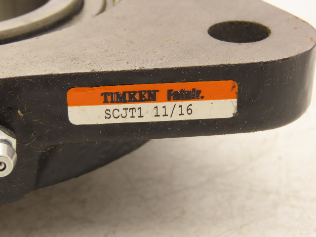 Timken 46R526 Flange Mount Ball Bearing 1-11/16" Bore 2 Bolt Set Screw Locking