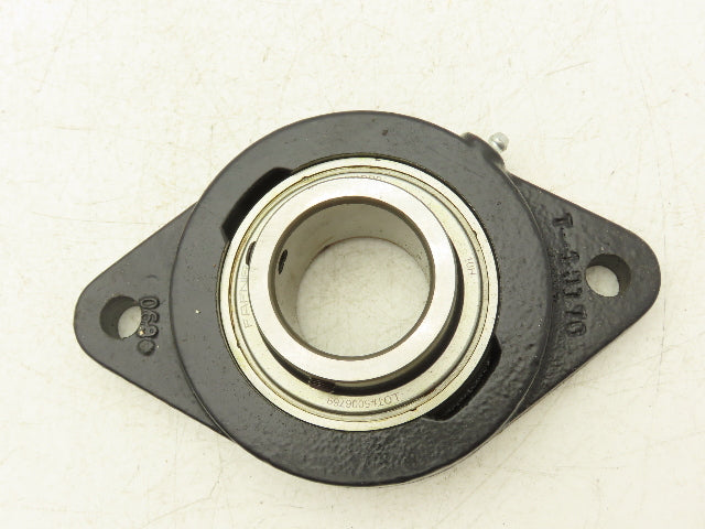 Timken 46R526 Flange Mount Ball Bearing 1-11/16" Bore 2 Bolt Set Screw Locking